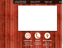 Tablet Screenshot of lancaster-gallery.com